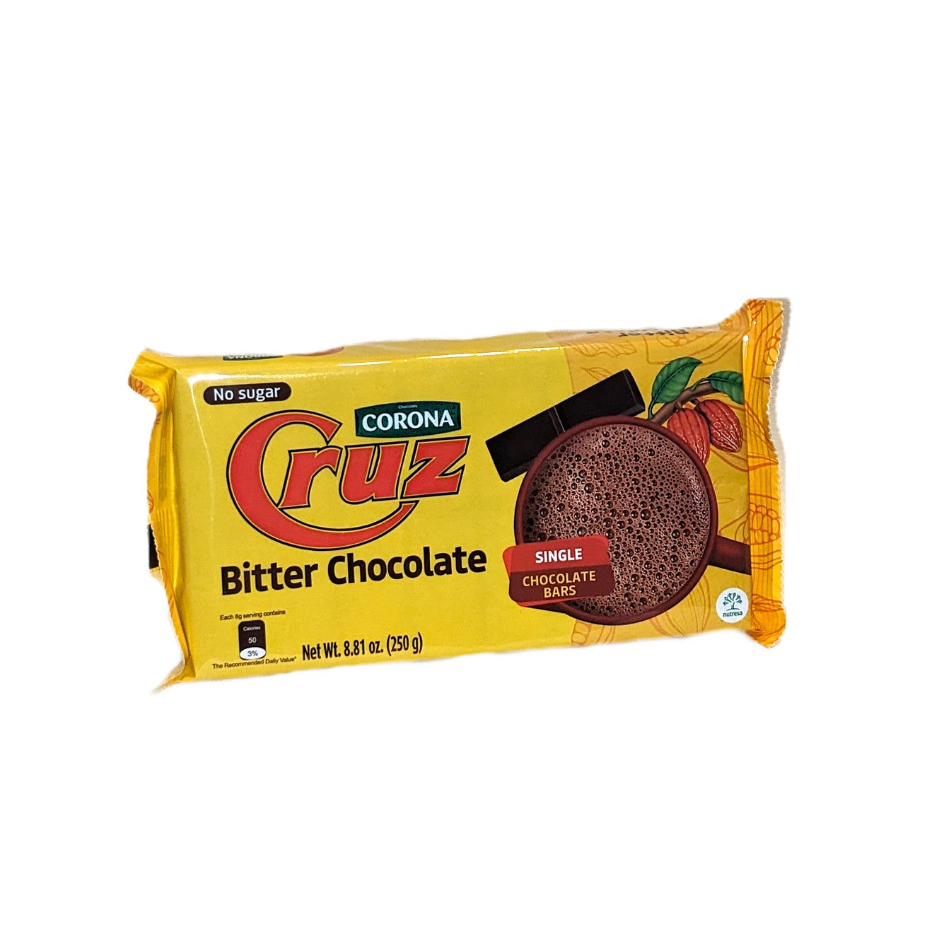 Chocolate Corona Cruz - Bitter Chocolate