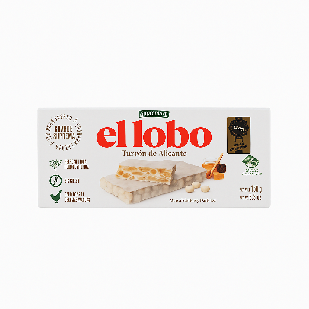 Turron de Alicante El Lobo 150gr