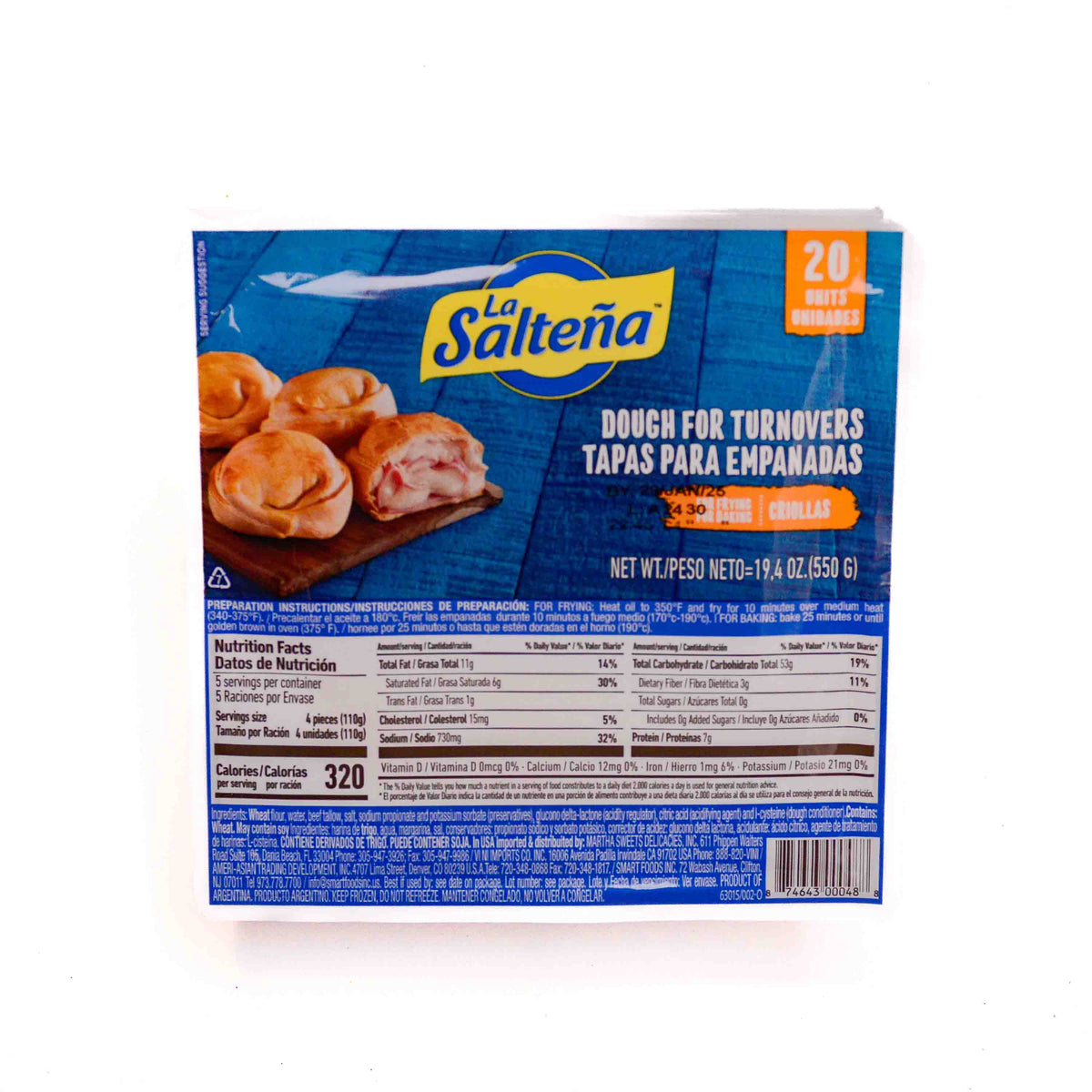Tapas para empanadas