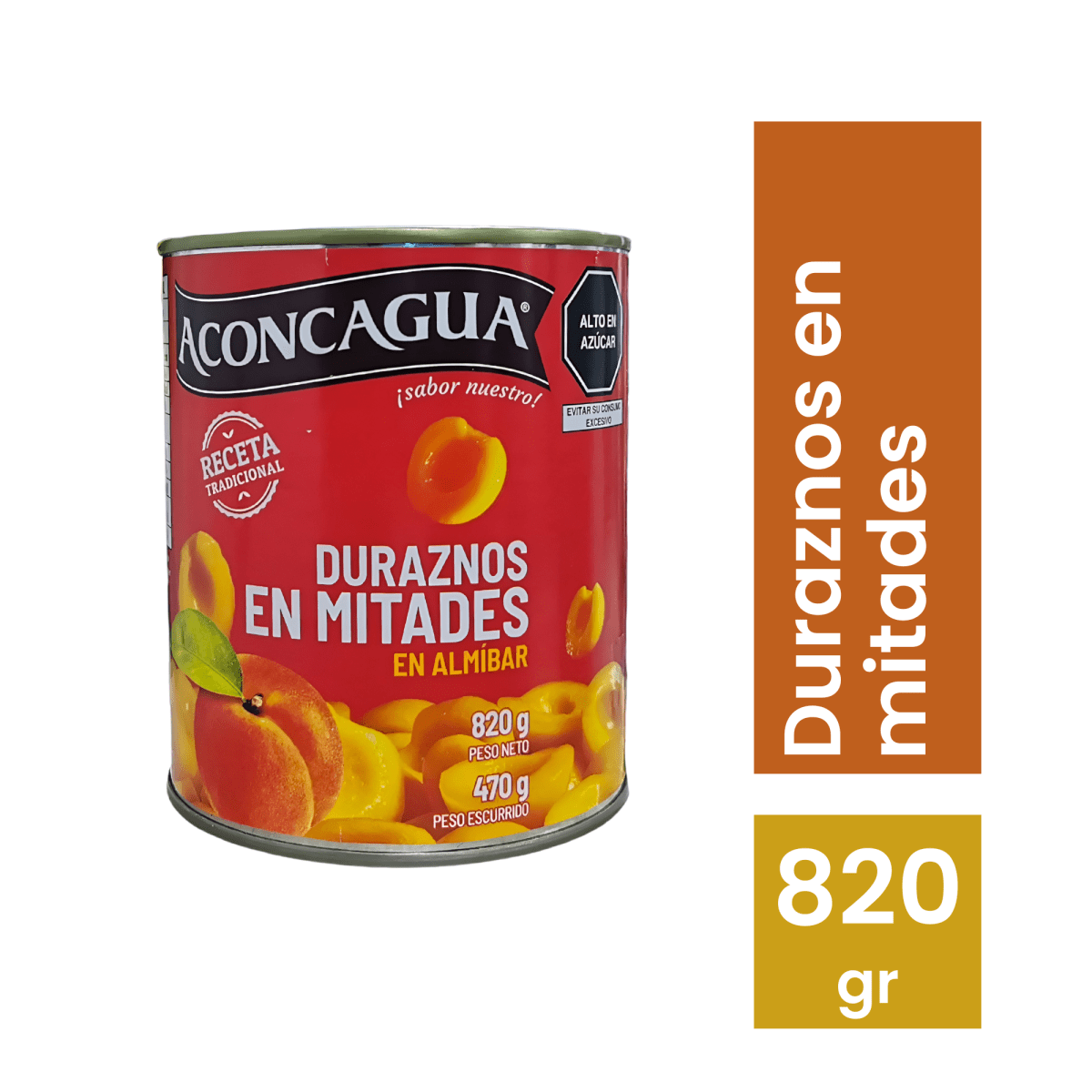 Aconcagua duraznos en syrup peach 29 oz