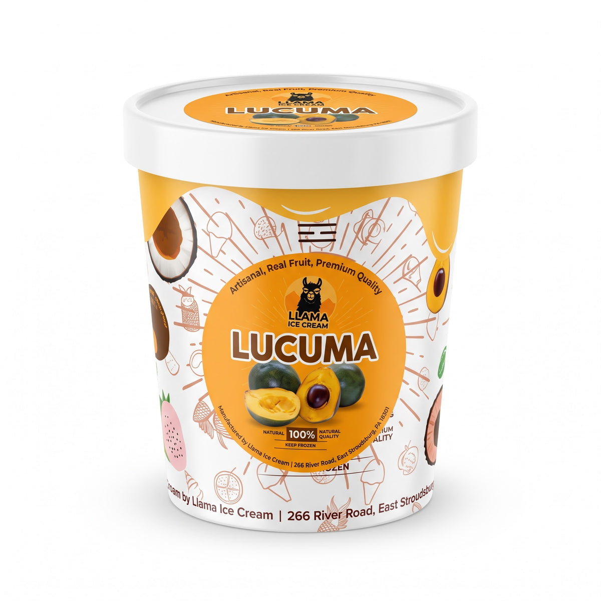 Helado de Lucuma Ice Cream