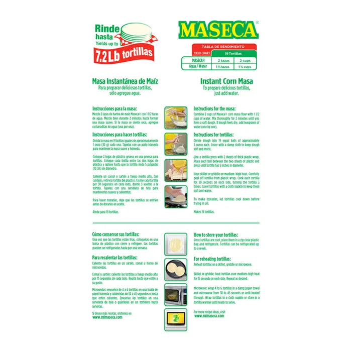 Maseca masa de maiz 4 lb