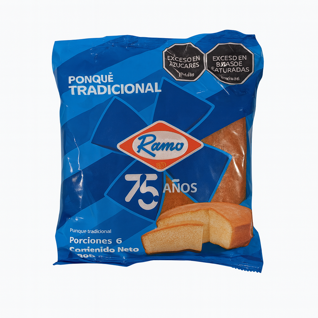 Ponque Tradicional Ramo 230 g – Plata Grocery