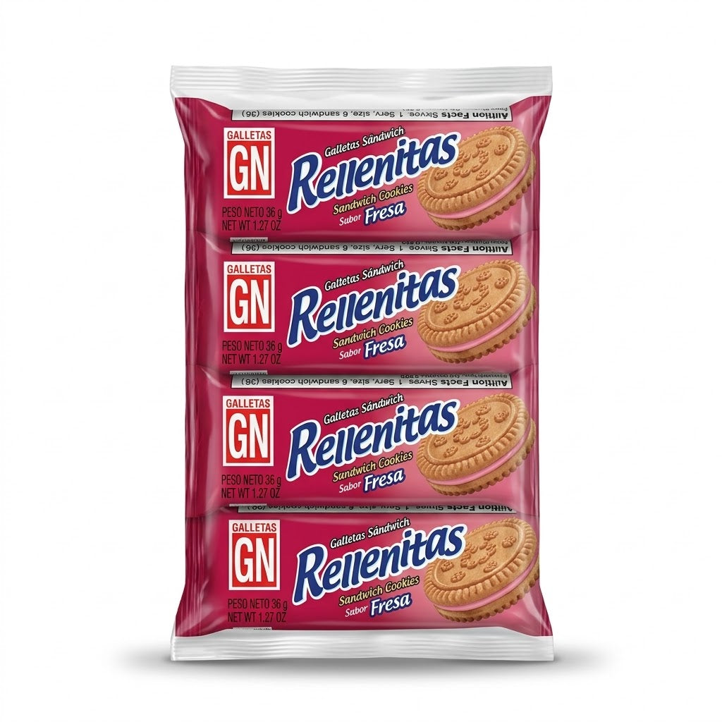Galletas Rellenitas Fresa